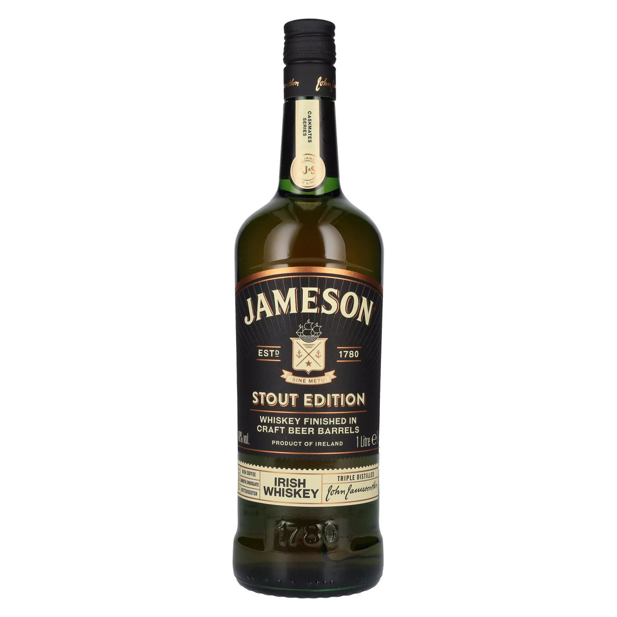 Jameson CASKMATES Triple Distilled Irish Whiskey STOUT EDITION 40% Vol. 1L