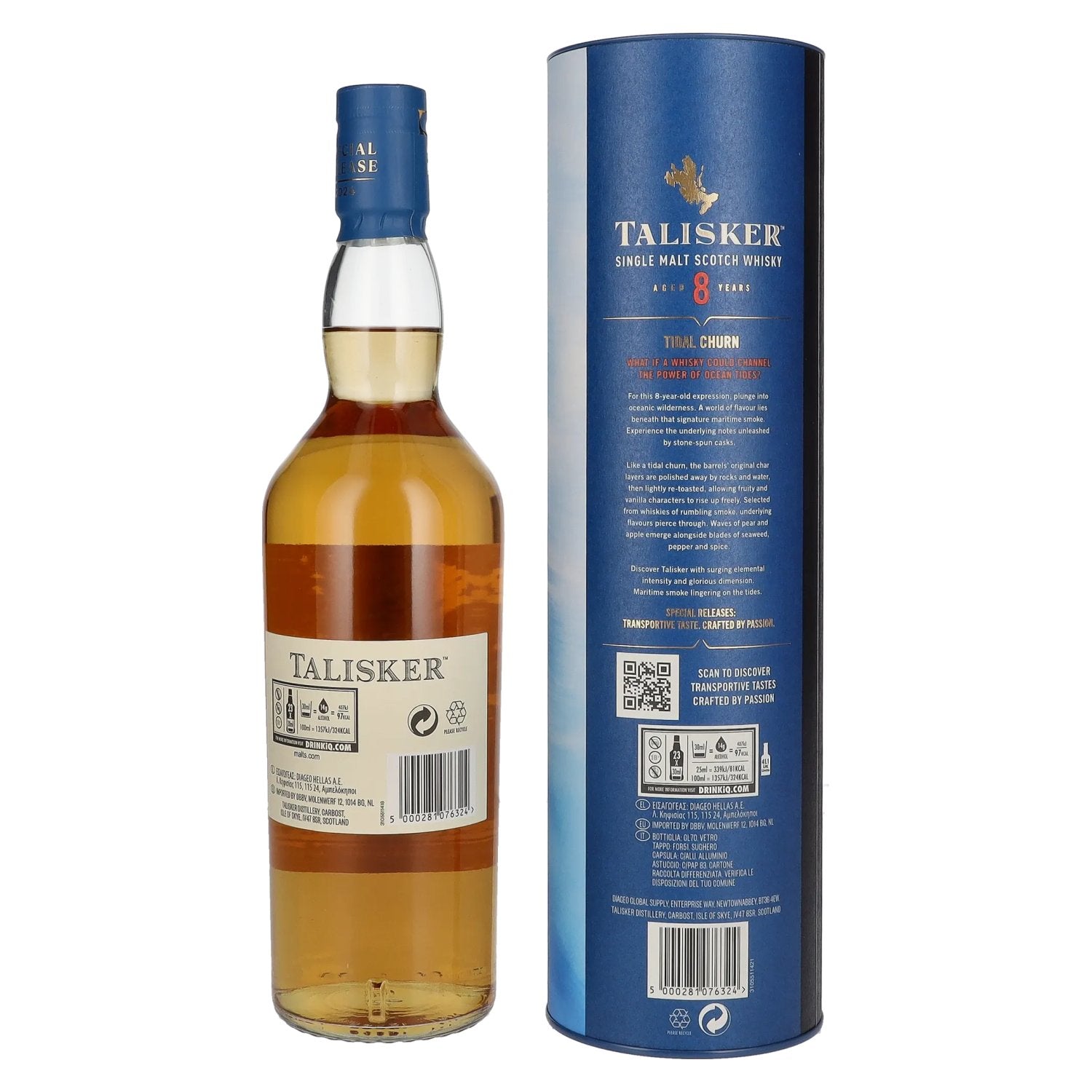 Talisker 8 Years Old Tidal Churn Single Malt Special Release 2024 58,7% Vol. 0,7l in Geschenkbox