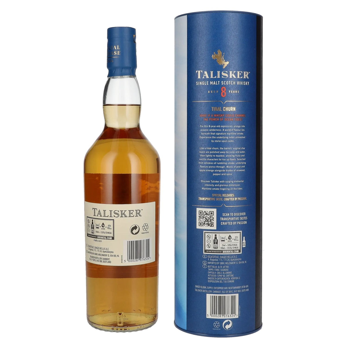Talisker 8 Years Old Tidal Churn Single Malt Special Release 2024 58,7% Vol. 0,7l in Geschenkbox