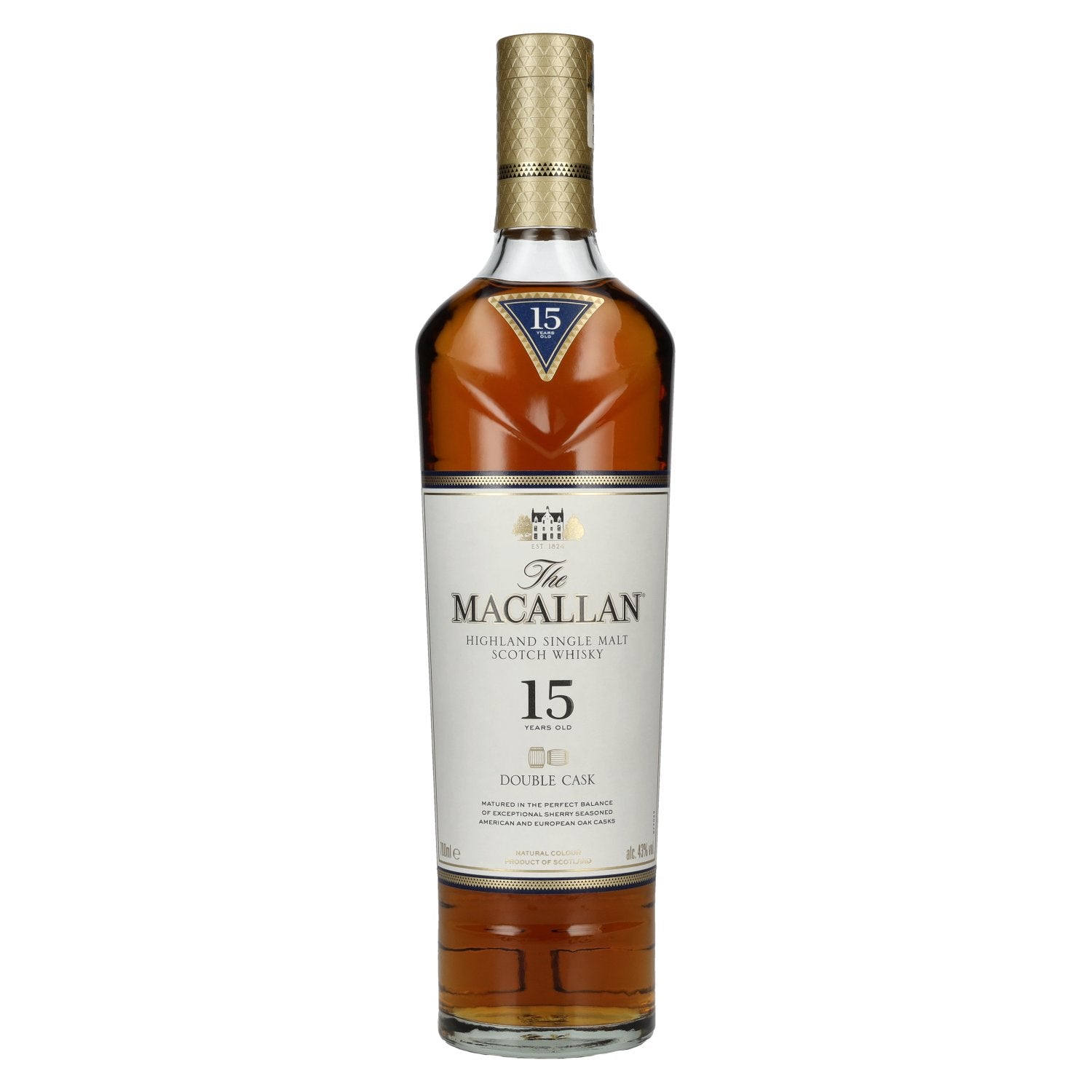 The Macallan 15 Years Old DOUBLE CASK 43% Vol. 0,7l