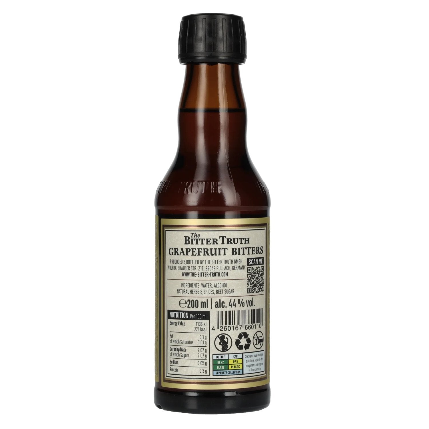 The Bitter Truth Grapefruit Bitters 44% Vol. 0.2l