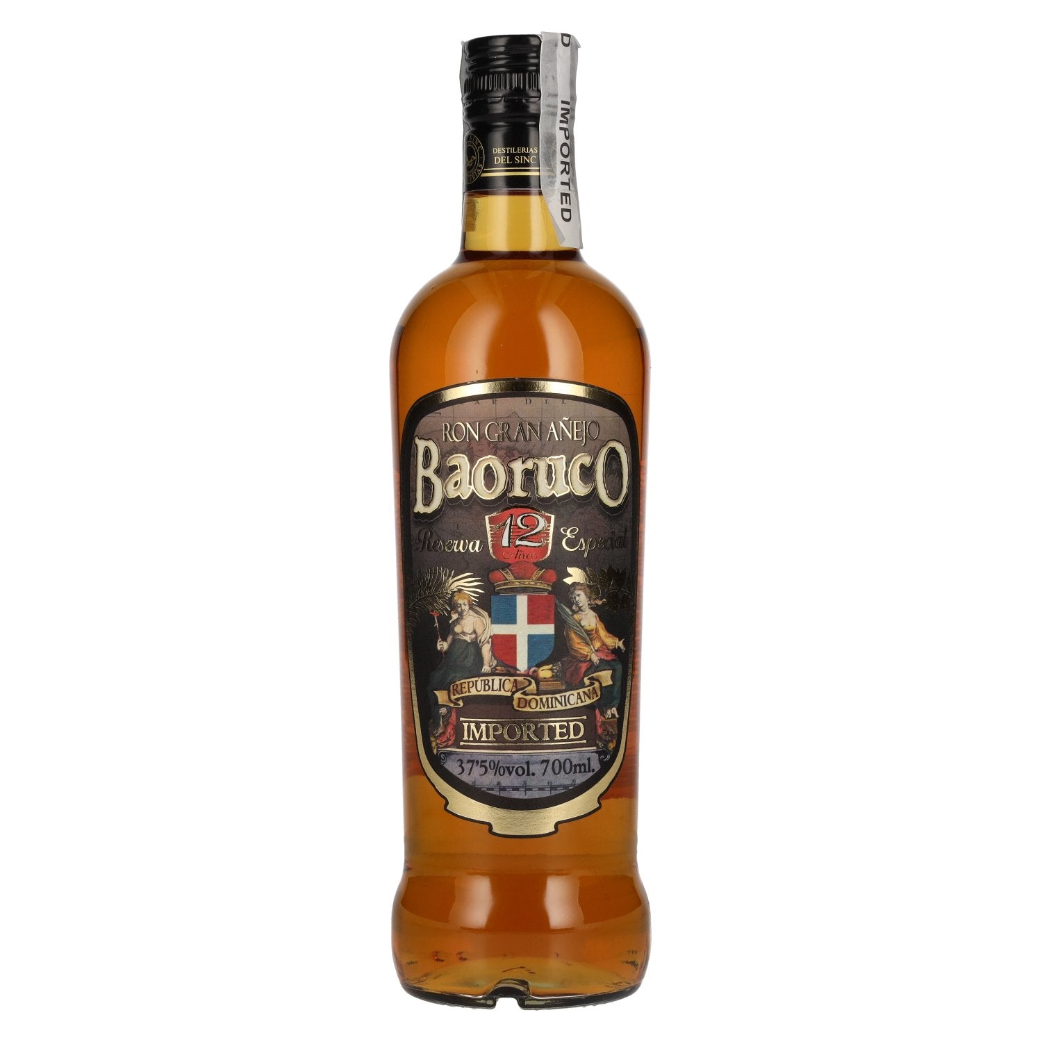 Ron Baoruco Ron Gran Añejo 12 Years Rum 37.5% Vol. 0.7L