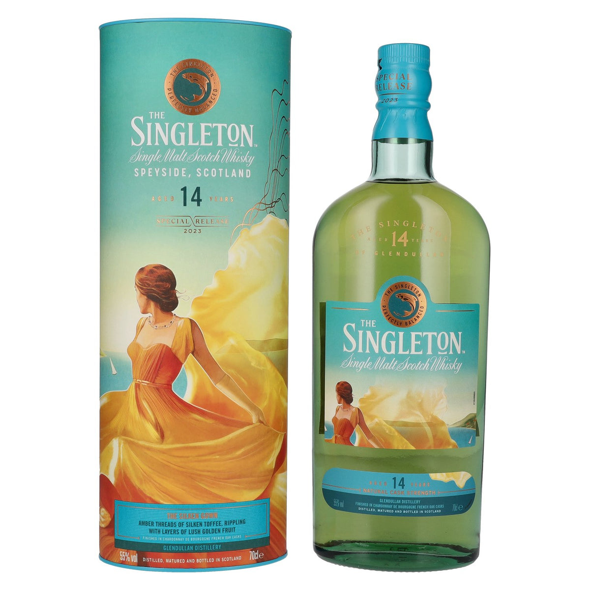 The Singleton 14 Years Old The Silken Gown Speyside Single Malt Special Release 2023 55% Vol. 0.7l in Gift Box