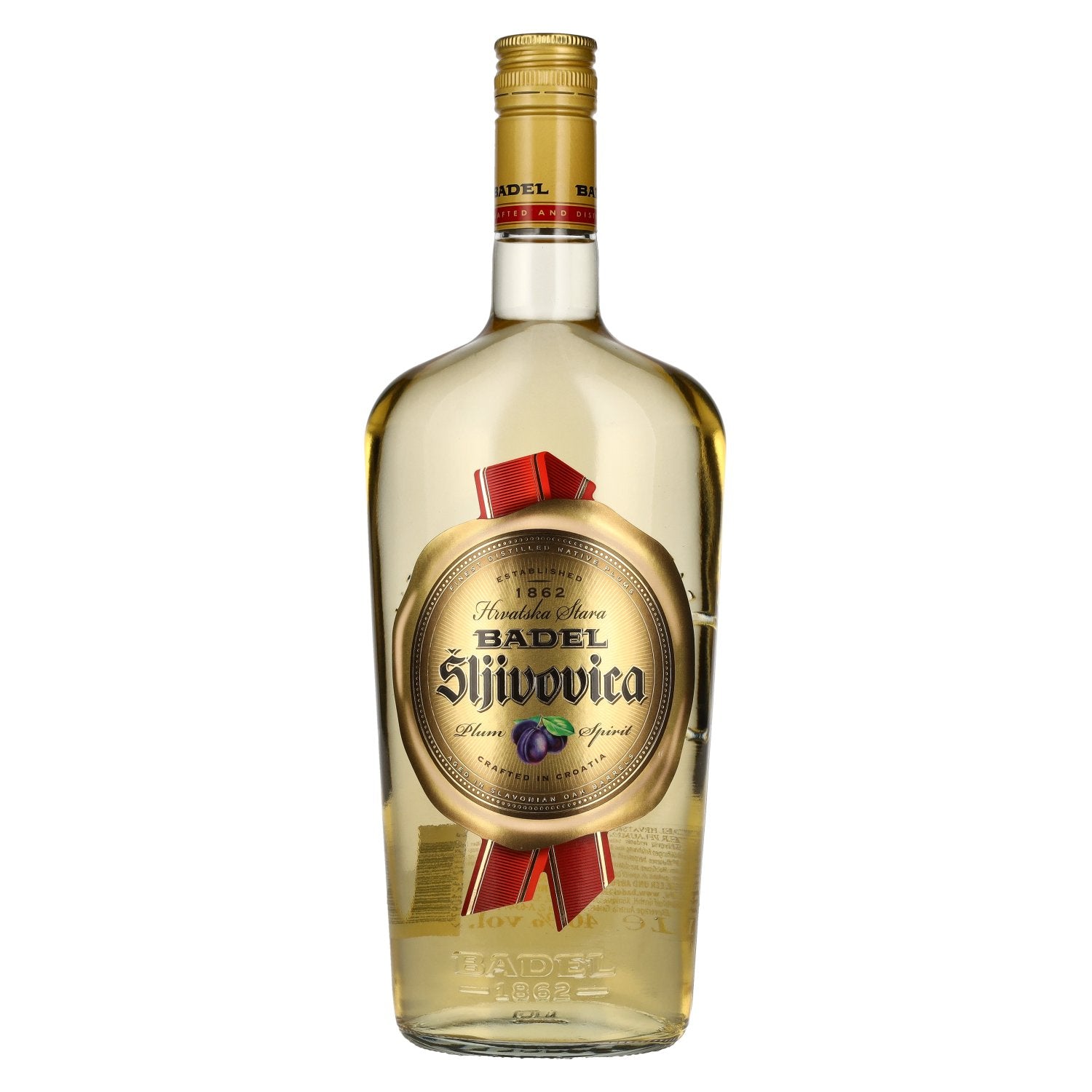 Badel Sljivovica Aged Plum Brandy 40% Vol. 1L