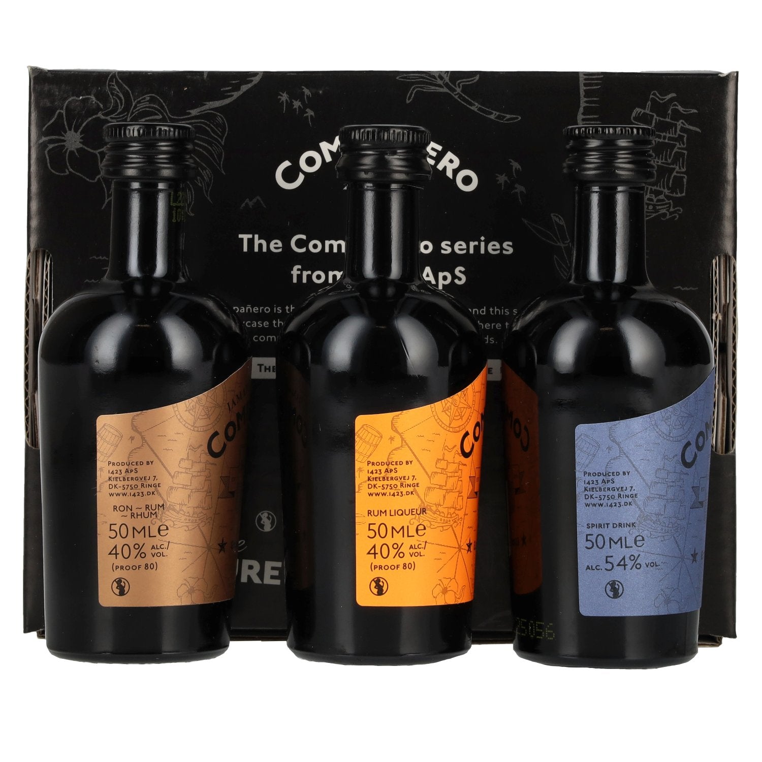 Compañero Giftbox 44,7% Vol. 3x0,05l in Geschenkbox