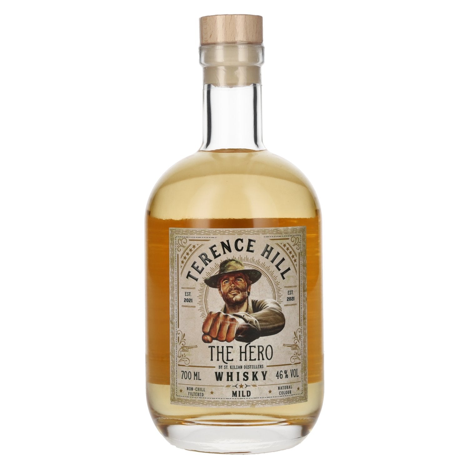 Terence Hill THE HERO Whisky Mild 46% Vol. 0.7l