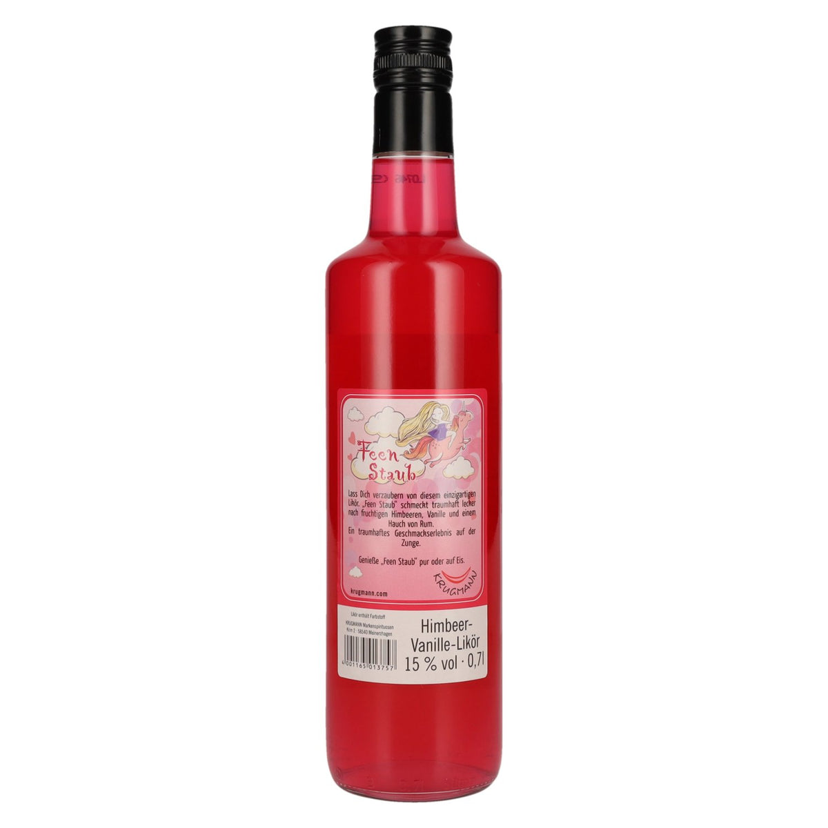 Krugmann FAIRY DUST Raspberry Vanilla Liqueur 15% Vol. 0.7l