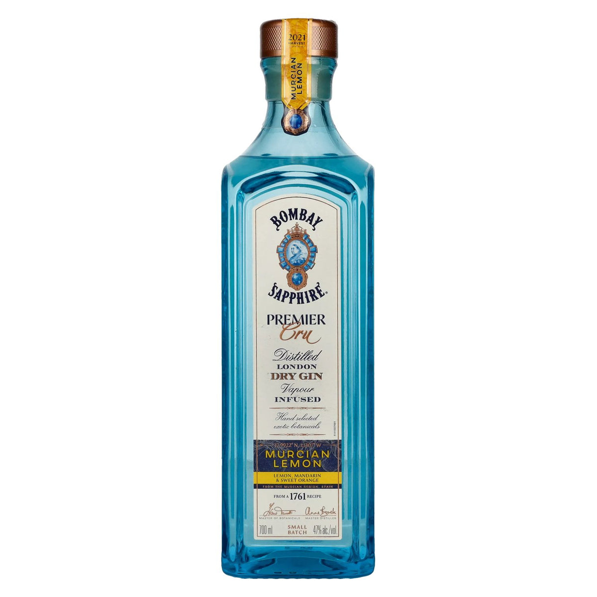 Bombay SAPPHIRE PREMIER Cru Murcian Lemon London Dry Gin 47% vol. 0.7 l