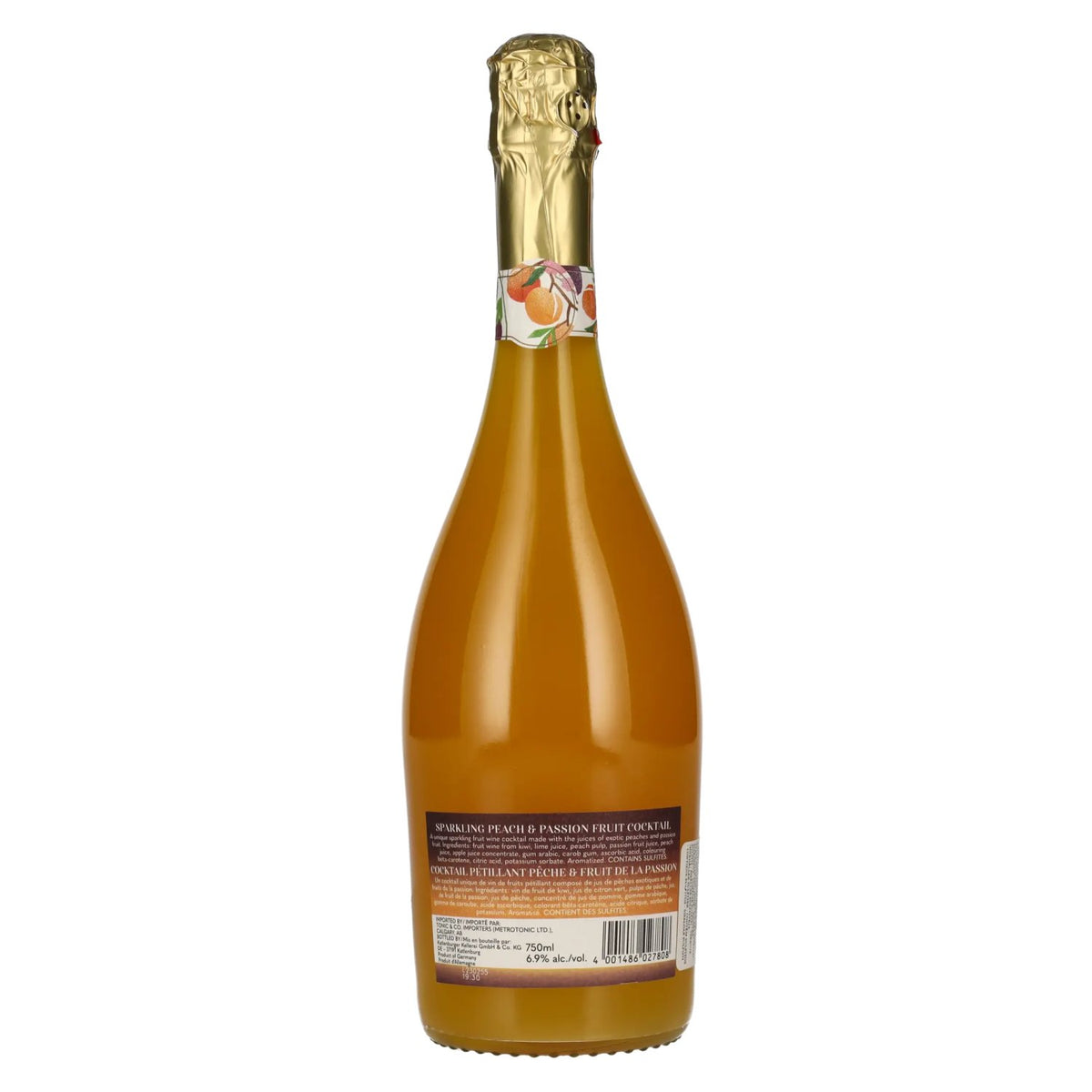 Katlenburger Sparkling Wine Peach &amp; Passion Fruit 6.9% ABV 0.75l