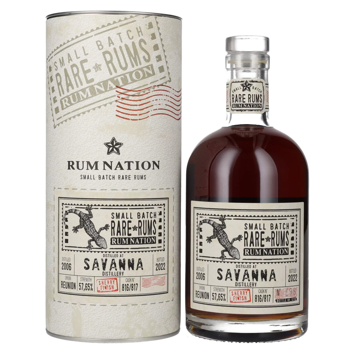 Rum Nation Rare Rums SAVANNA 2006/2022 57.7% Vol. 0.7l in gift box
