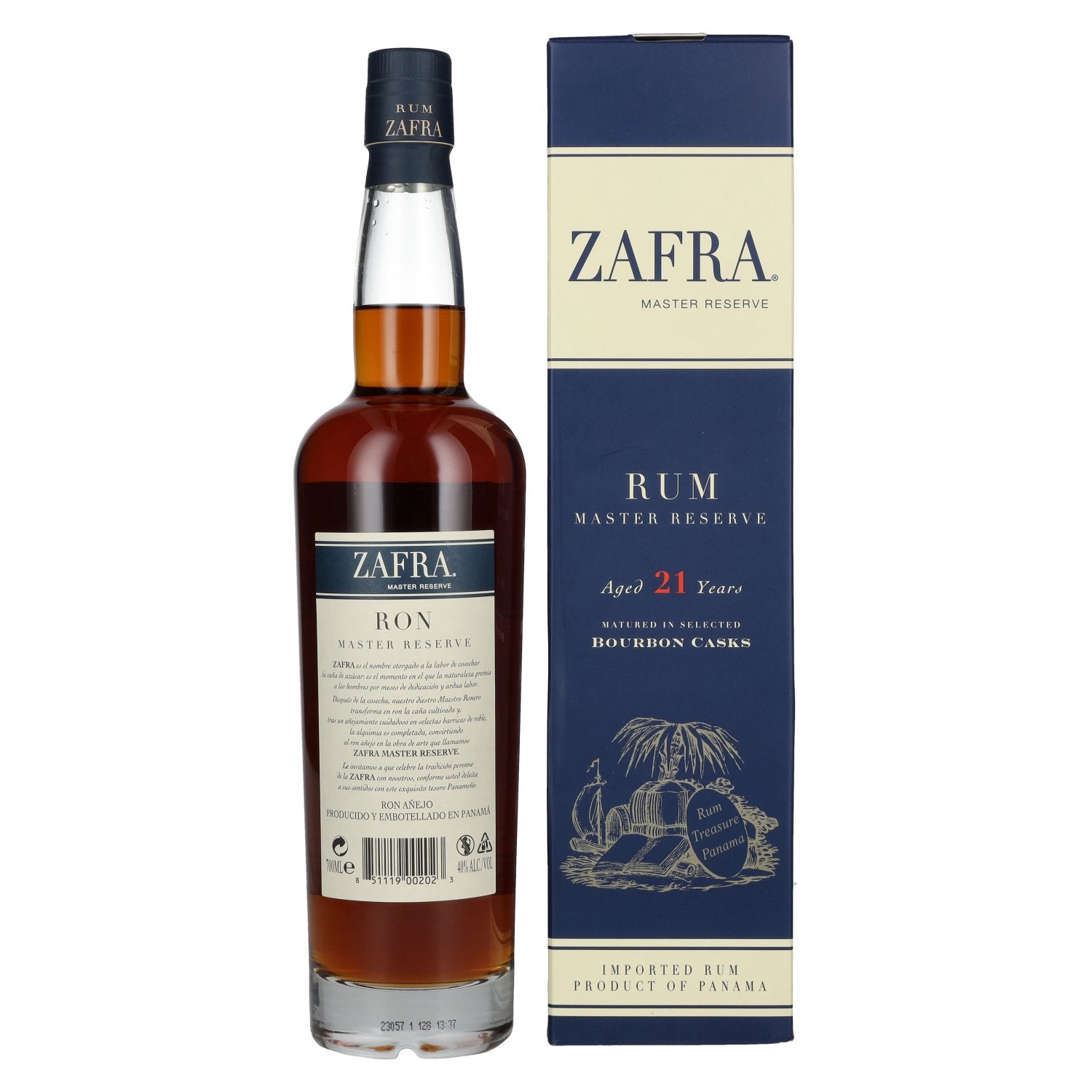 Zafra Añejo 21 Year Old Rum Master Reserve 40% Vol. 0.7l in gift box