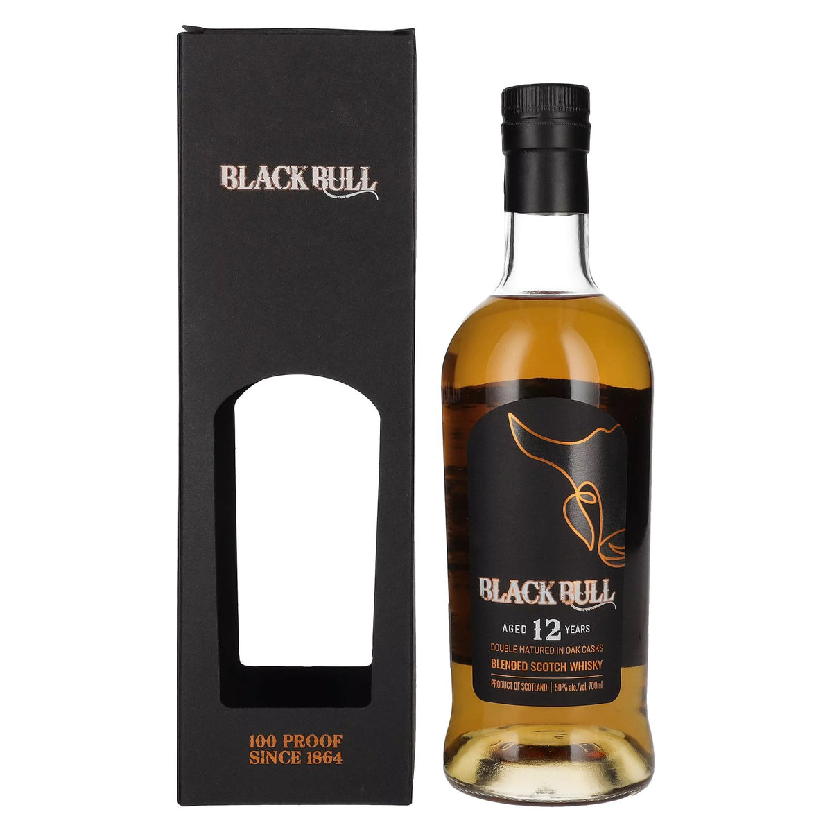 Duncan Taylor Black Bull 12 Years Old Blended Scotch Whisky 50% Vol. 0.7l in Gift Box
