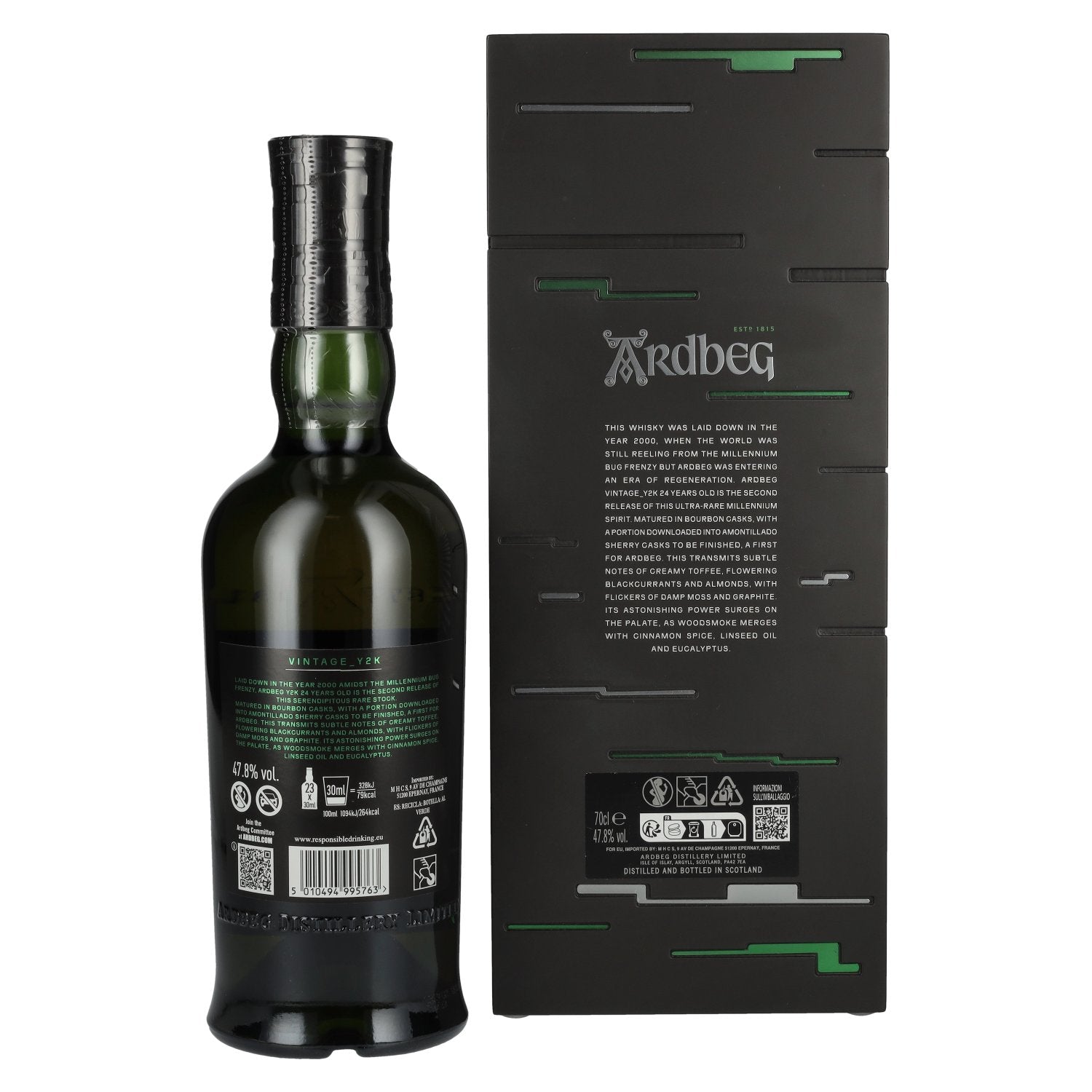 Ardbeg 24 Years Old The Ultimate Vintage Y2K 2000 47.8% Vol. 0.7l in gift box