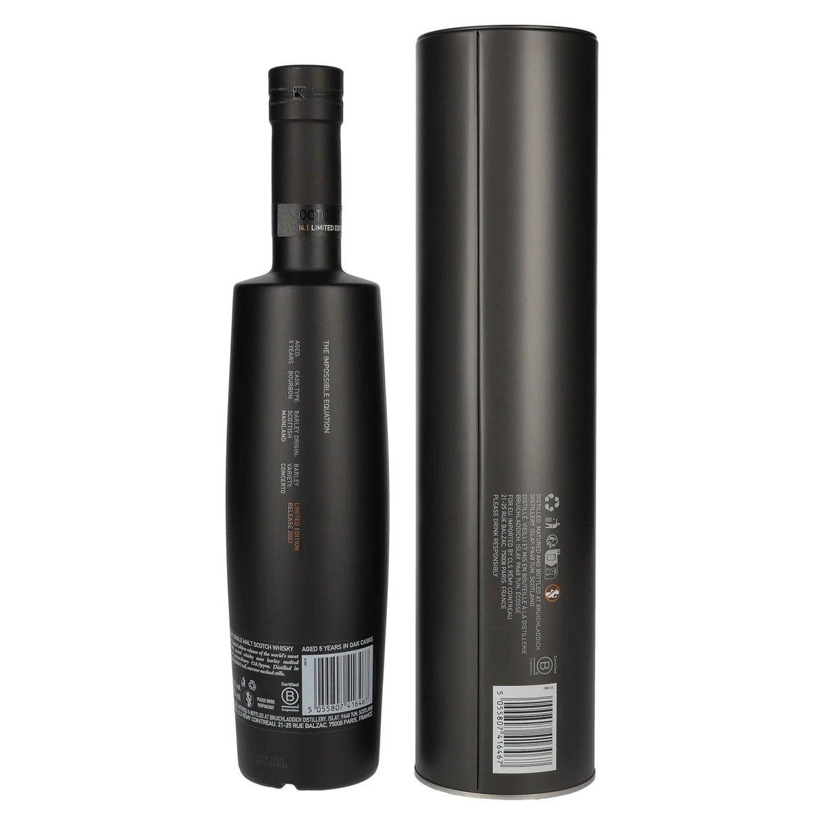 Octomore EDITION: 14.1 Super Heavily Peated Islay Single Malt 59.6% ABV 0.7l in a tin box