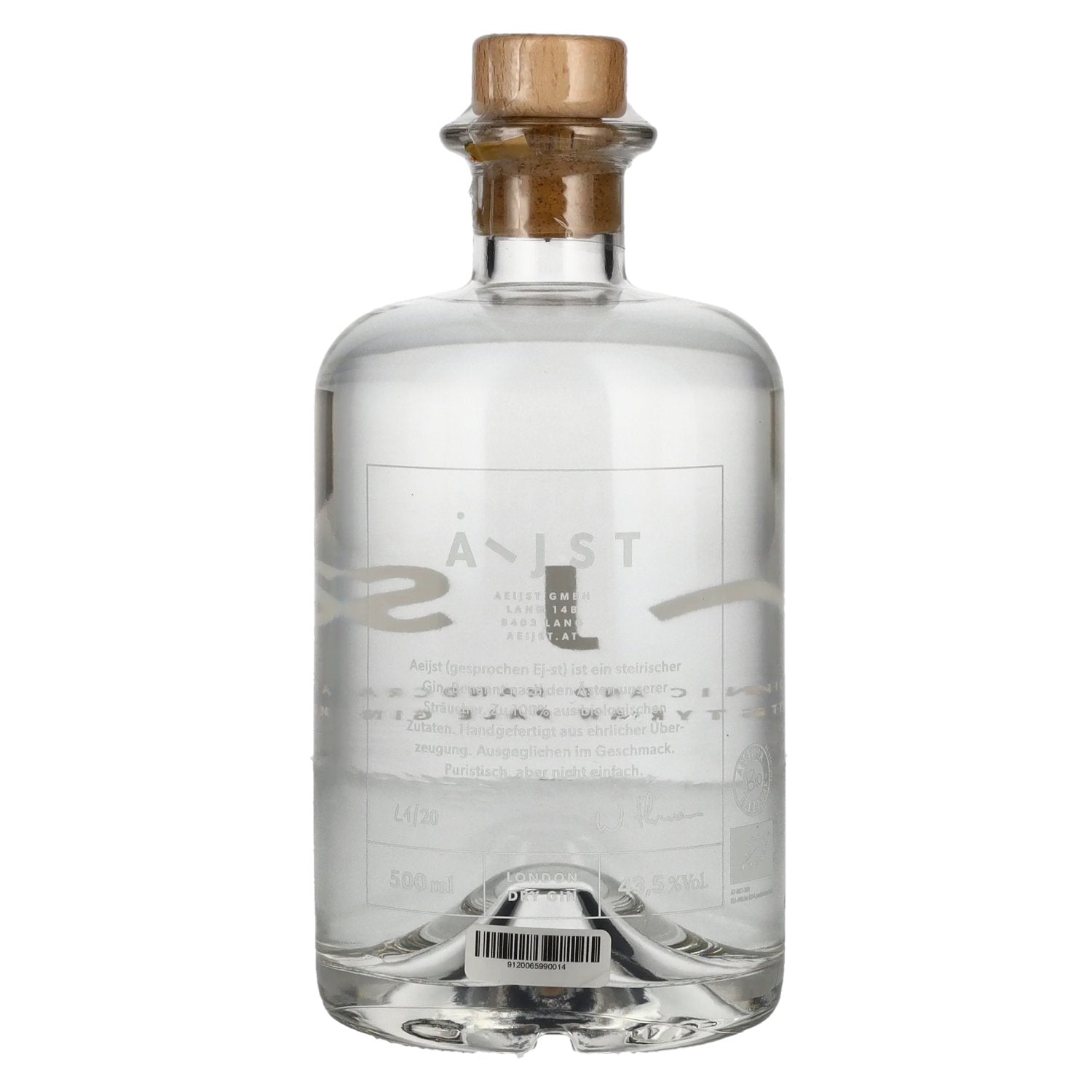 Aeijst Styrian Pale Gin 43.5% Vol. 0.5l