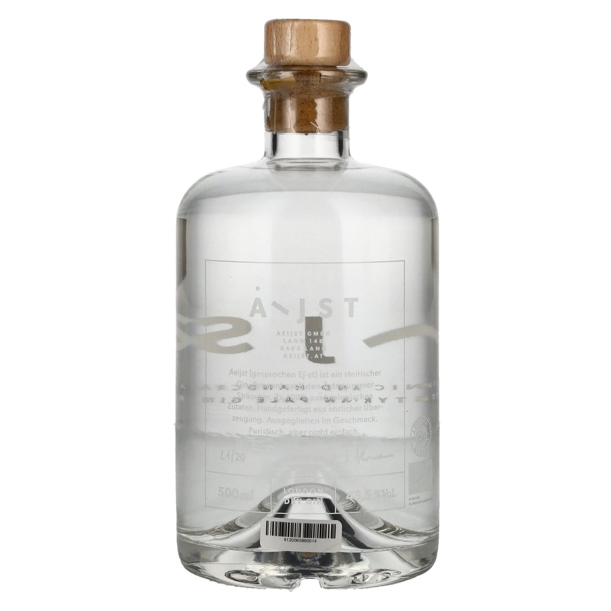 Aeijst Styrian Pale Gin 43.5% Vol. 0.5l