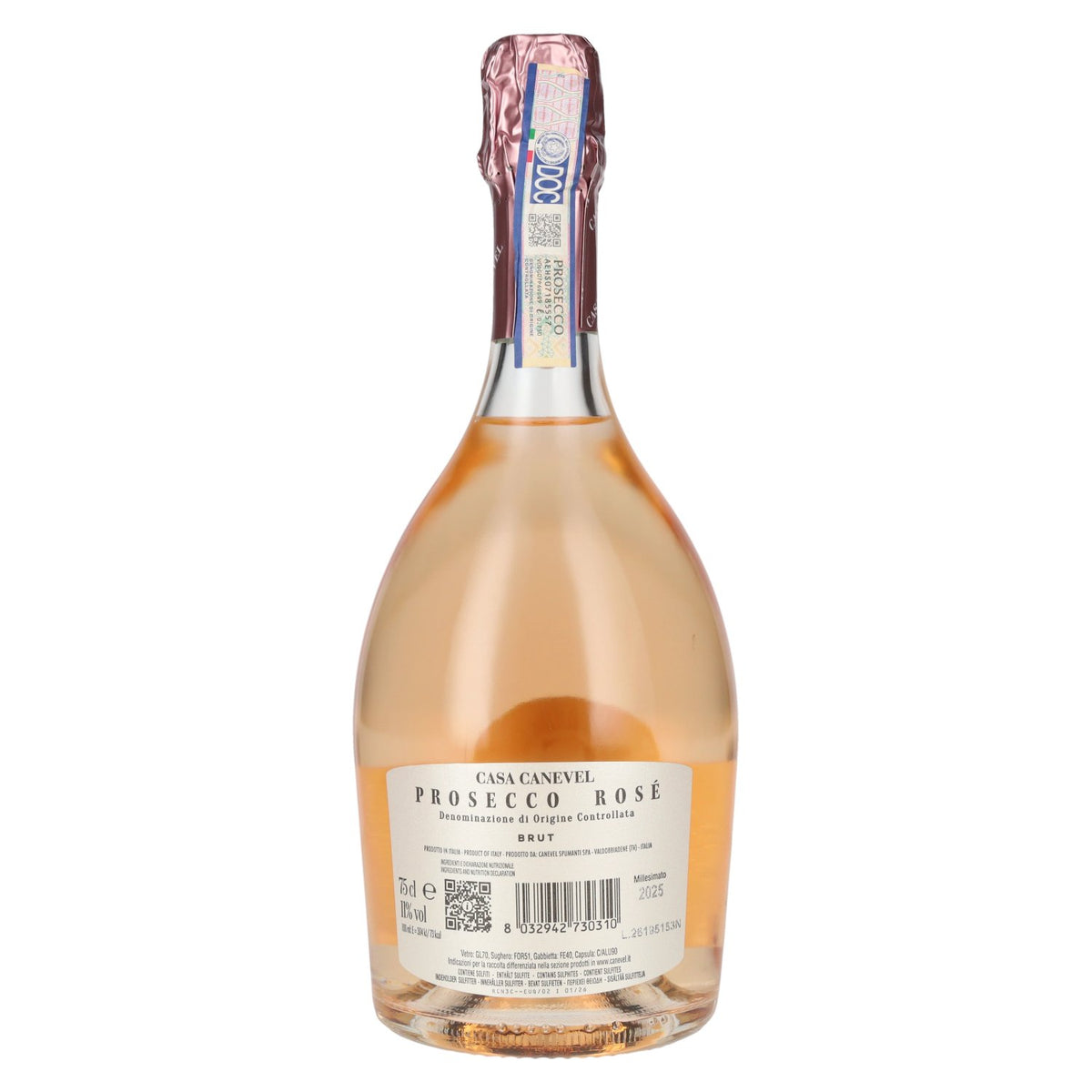 Casa Canevel Prosecco Rosé Brut Millesimato DOC 2025 11% Vol. 0,75l