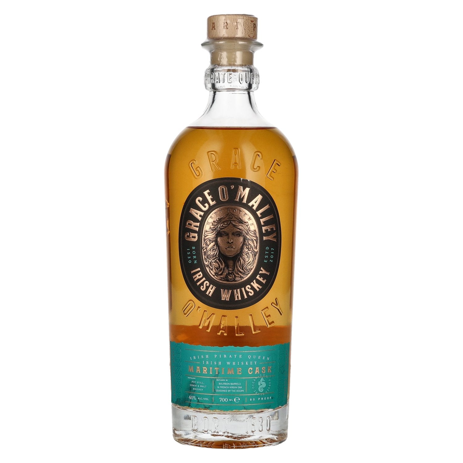 Grace O' Malley Irish Pirate Queen Whiskey Maritime Cask 40% Vol. 0.7l