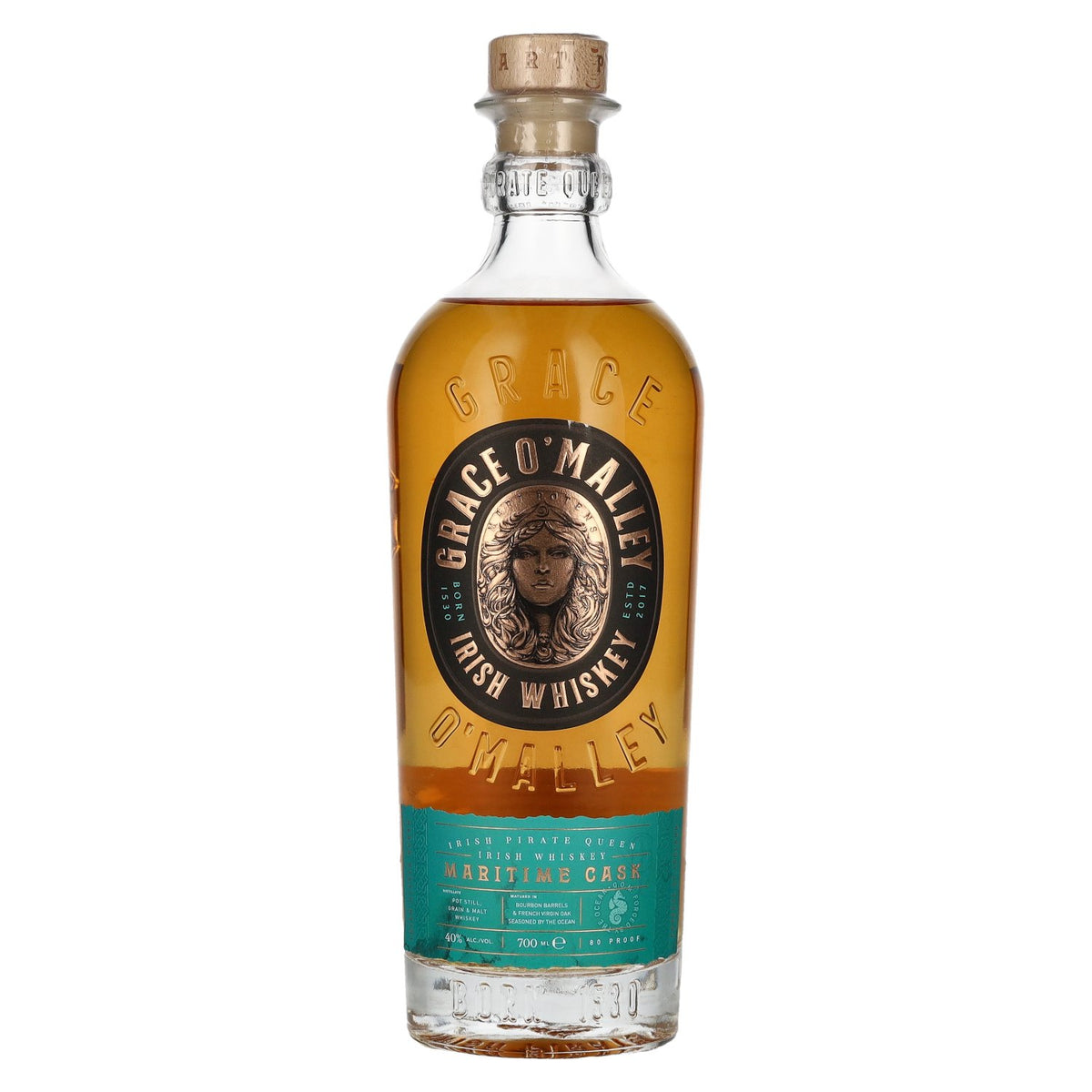 Grace O' Malley Irish Pirate Queen Whiskey Maritime Cask 40% Vol. 0.7l