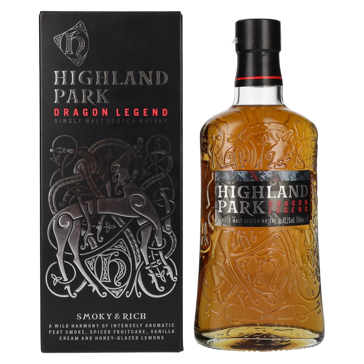 Highland Park DRAGON LEGEND Single Malt Scotch Whisky 43.1% Vol. 0.7l in Gift Box