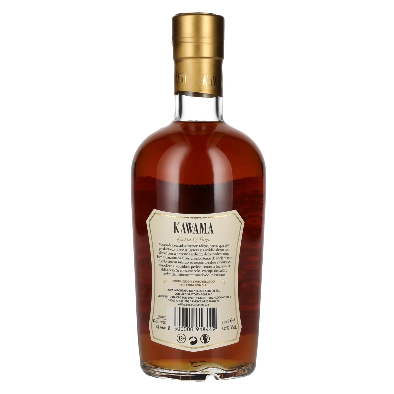 Ron Kawama 13 Extra Añejo 40% Vol. 0,7l