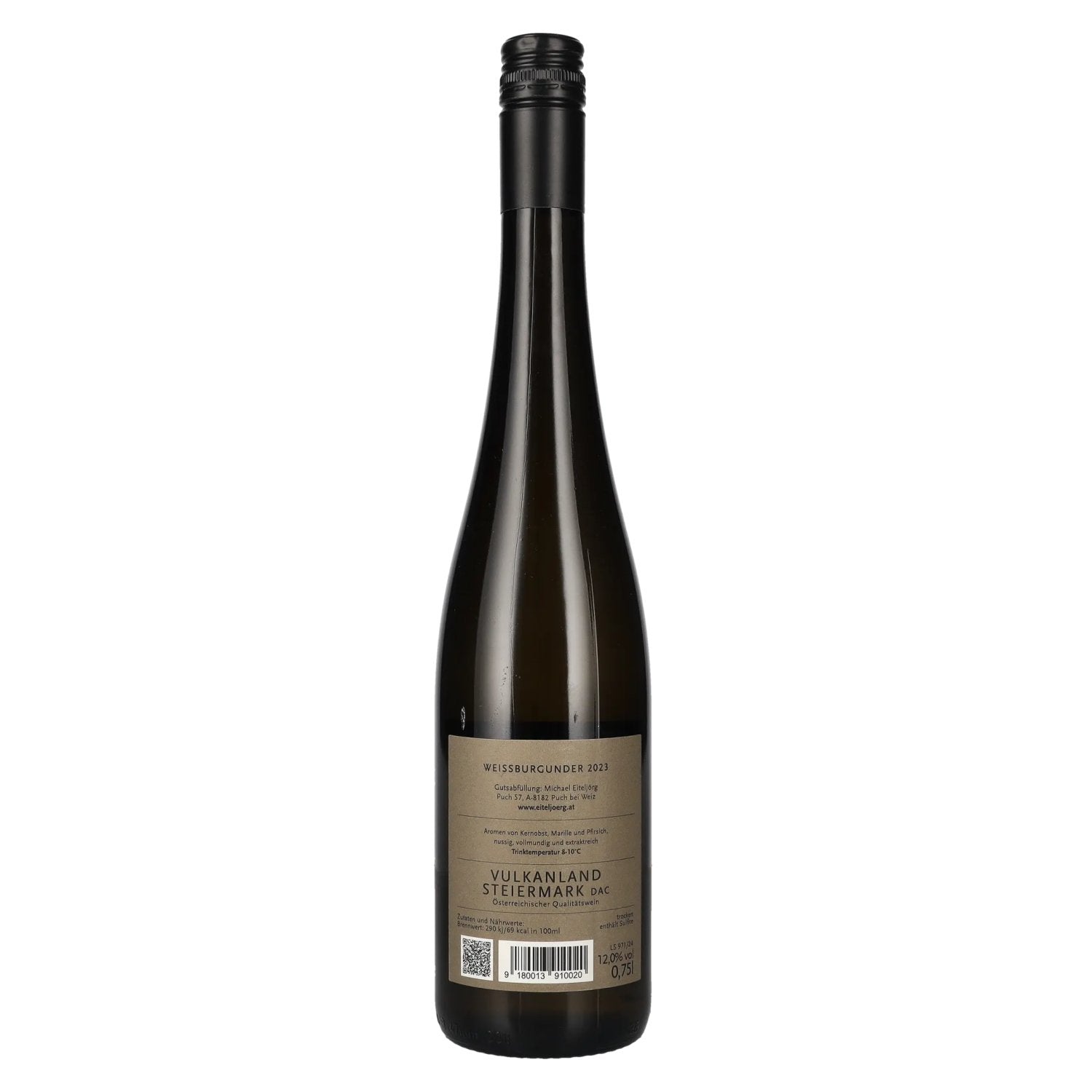 Eiteljörg Weißburgunder Vulkanland Steiermark DAC 2023 12% Vol. 0,75l