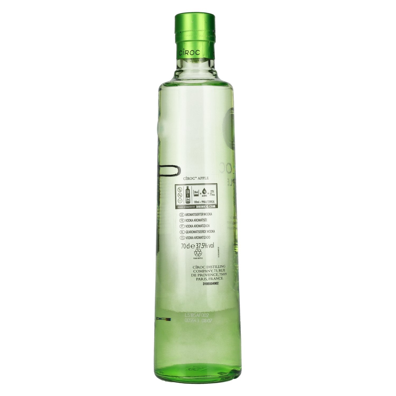 Cîroc APPLE Flavoured Vodka 37,5% Vol. 0,7l