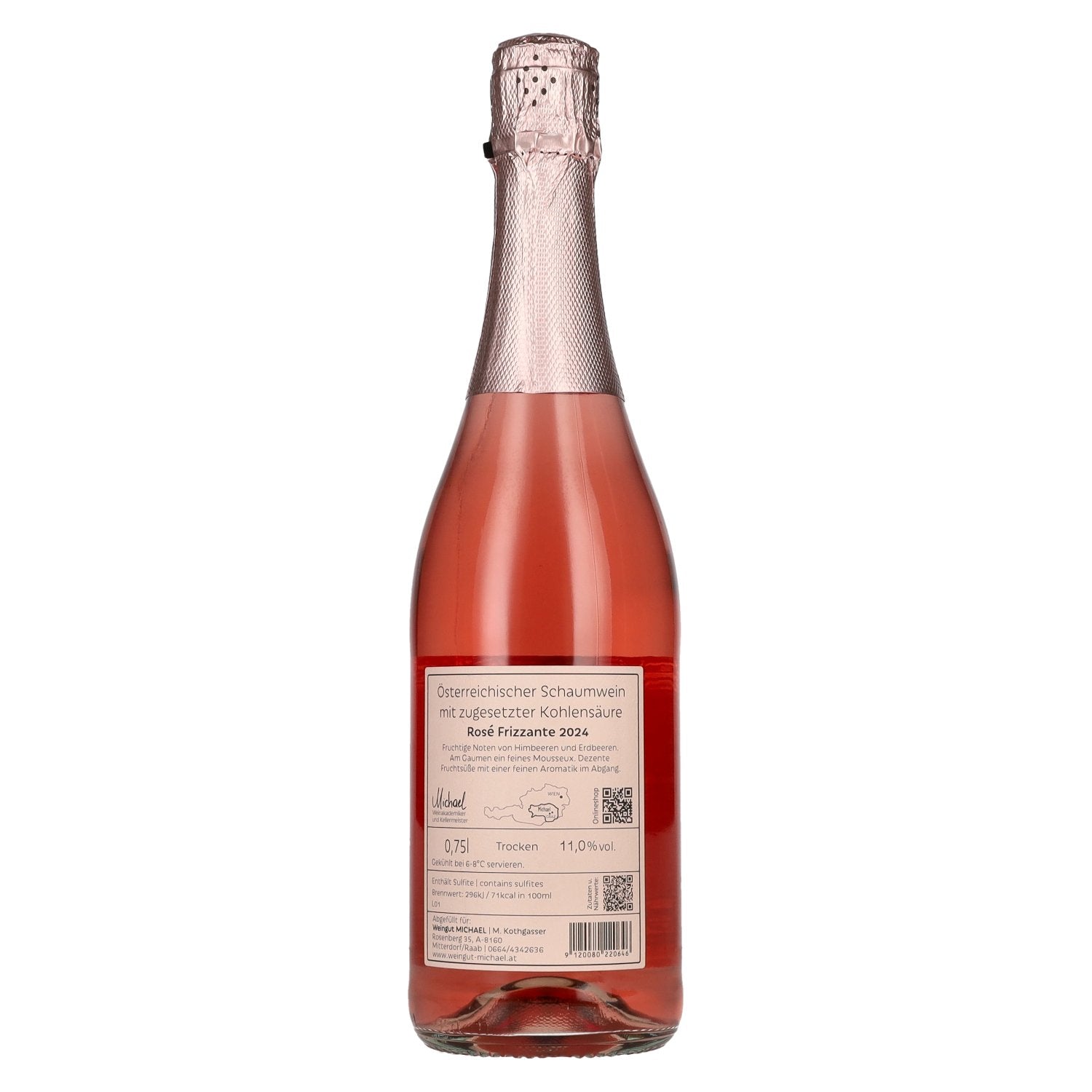 MICHAEL Rosé Frizzante 2024 11% Vol. 0,75l