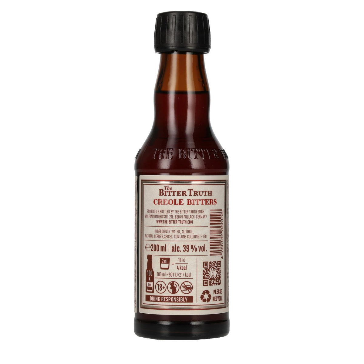 The Bitter Truth Creole Bitters 39% ABV 0.2l