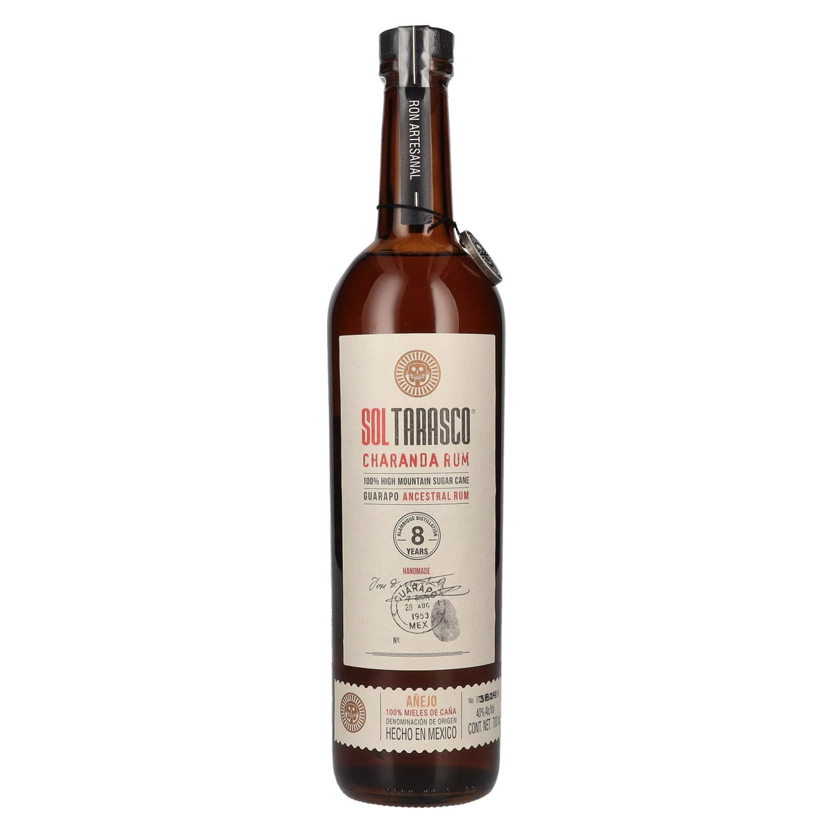 Sol Tarasco 8 Years Old AÑEJO Charanda Rum 40% Vol. 0.7l