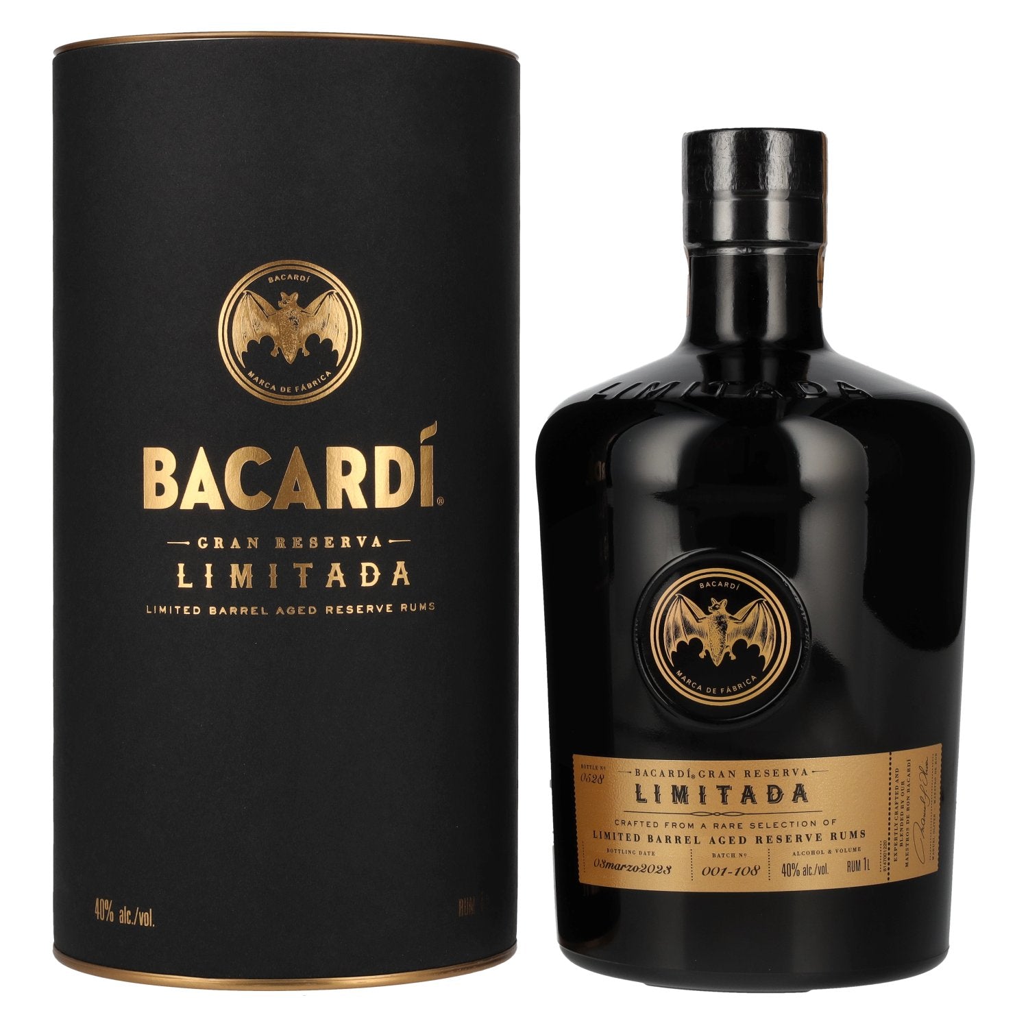 Bacardi Gran Reserva LIMITADA Limited Batch Rum 40% Vol. 1L in Gift Box