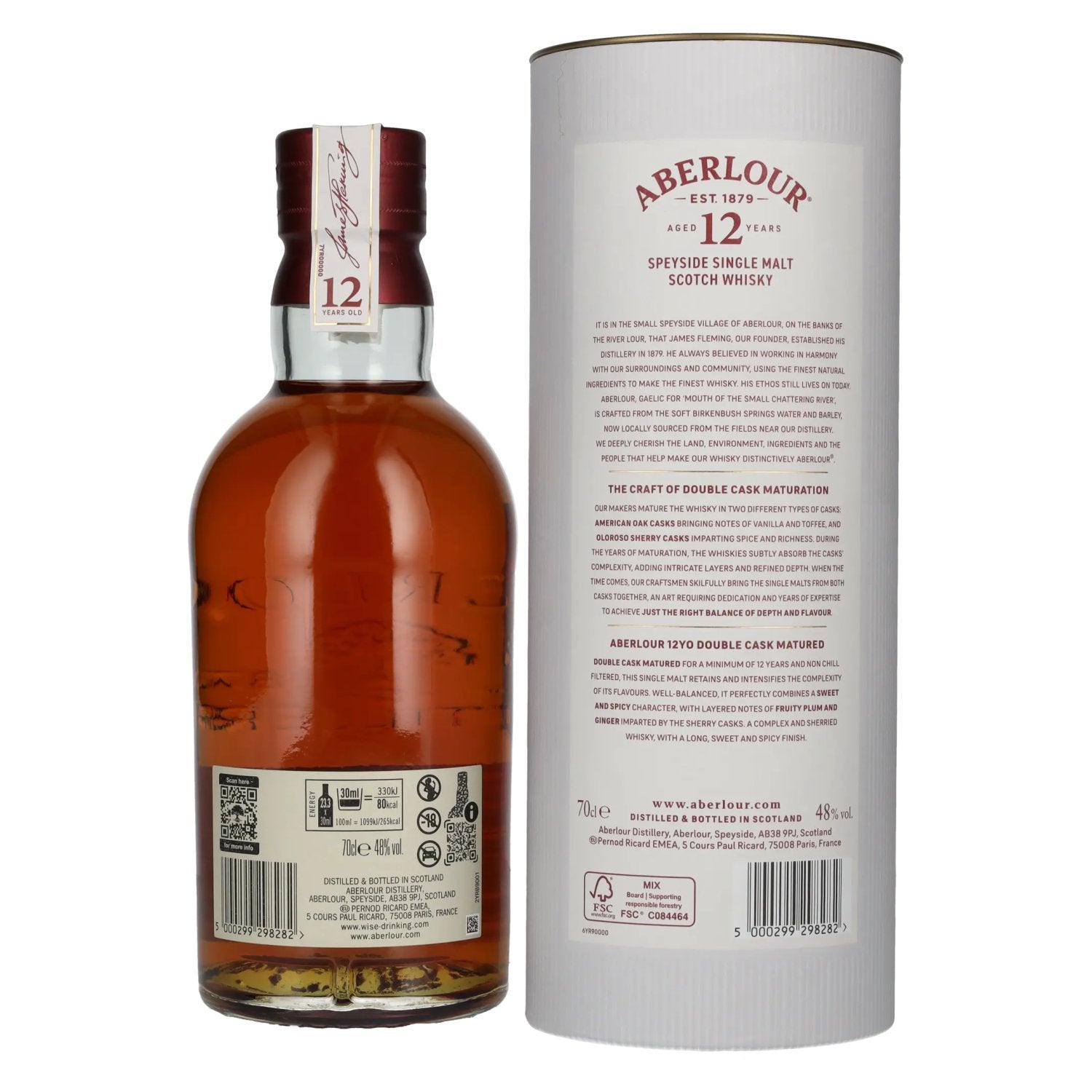 Aberlour 12 Years Old Speyside Single Malt 48% Vol. 0.7L in gift box