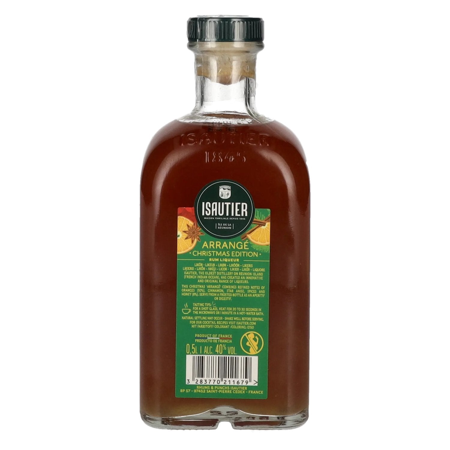 Isautier Arrangé CHRISTMAS EDITION Rum Liqueur 40% Vol. 0,5l
