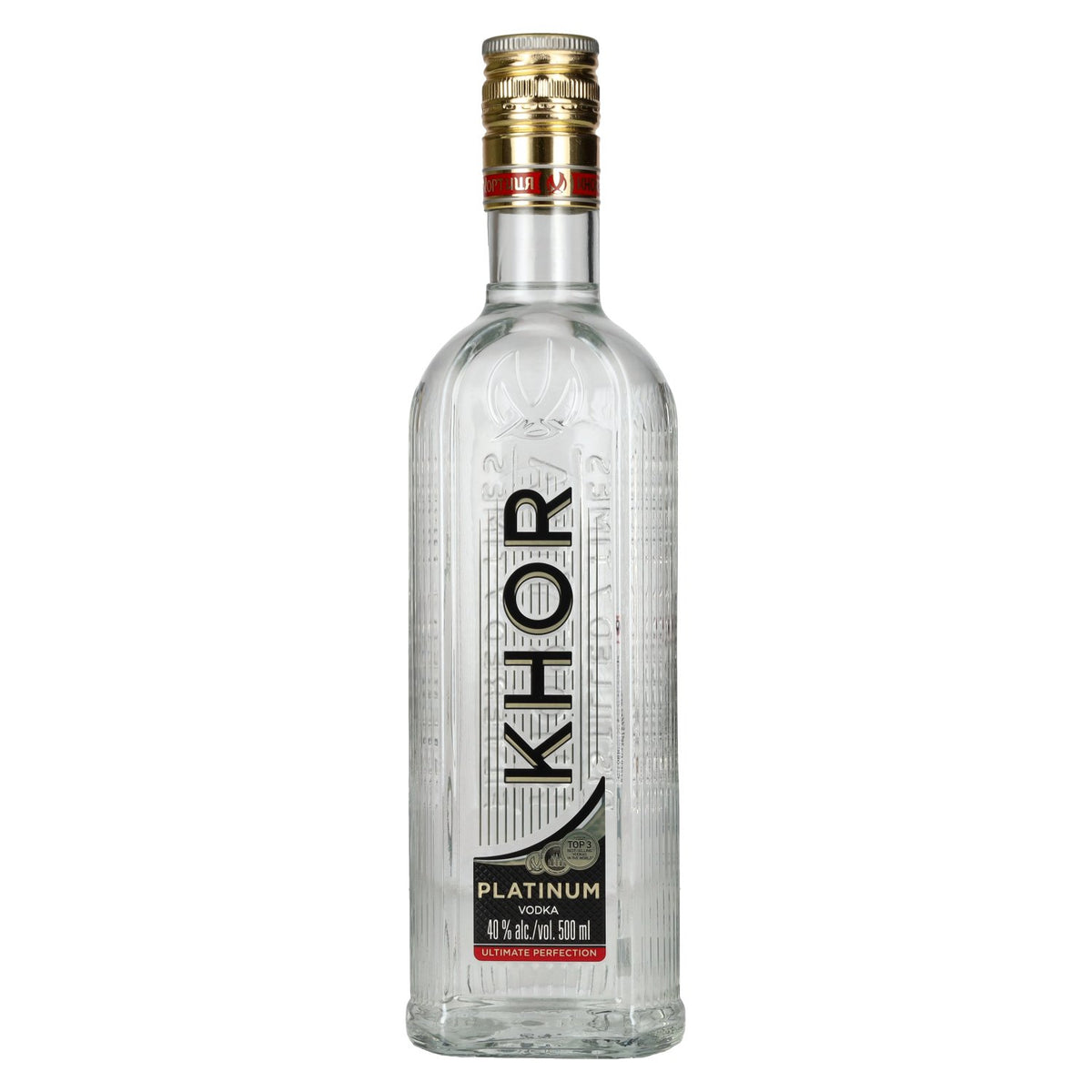 Khortytsa KHOR PLATINUM Vodka 40% vol. 0.5 l