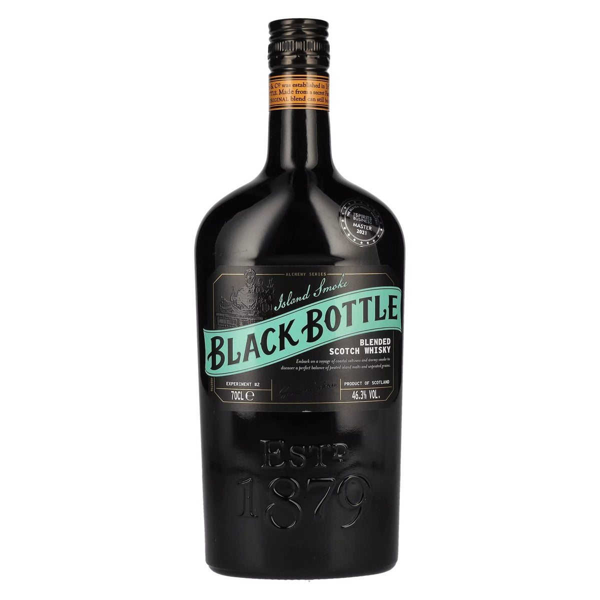 Black Bottle ISLAND SMOKE Blended Scotch Whisky 46.3% ABV 0.7l