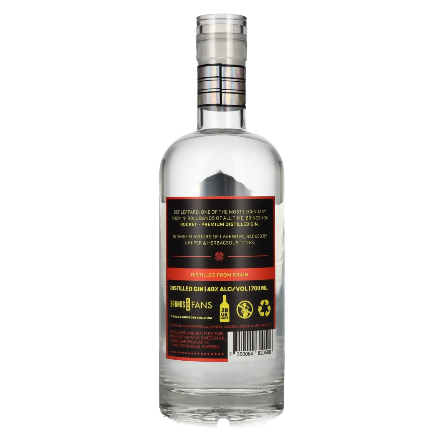 Def Leppard ROCKET Premium Distilled Gin 40% Vol. 0.7l