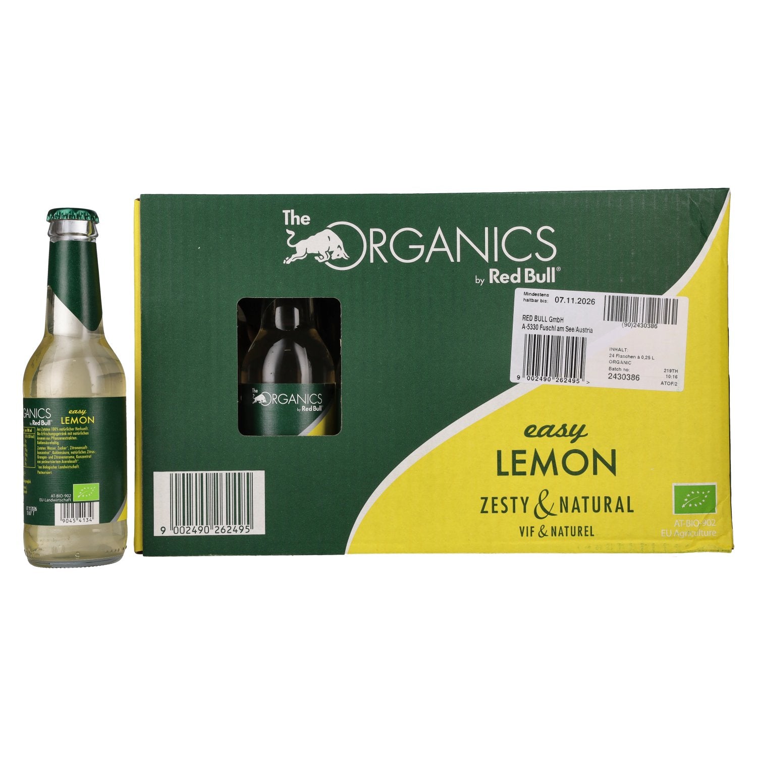 Red Bull Organics by Red Bull Easy LEMON 24x0,25l
