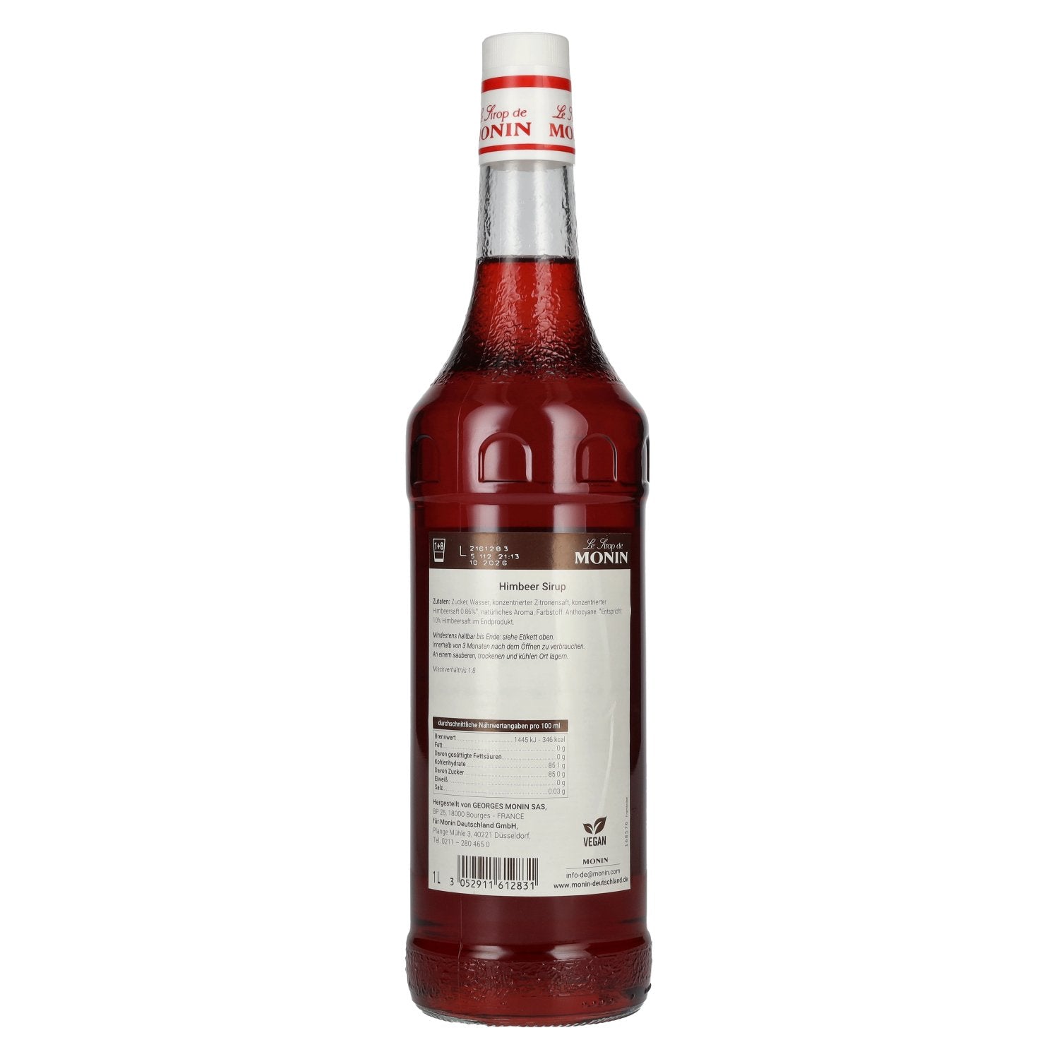 Monin Raspberry Syrup 1l