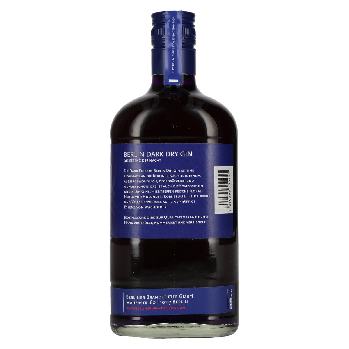 Berliner Brandstifter Berlin DARK Dry Gin Edition 1. 2024 43.3% vol. 0.7l