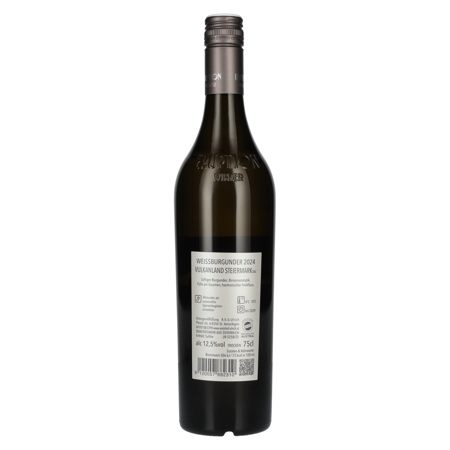 Weinhof Ulrich Weissburgunder Vulkanland Steiermark DAC 2024 12,5% Vol. 0,75l