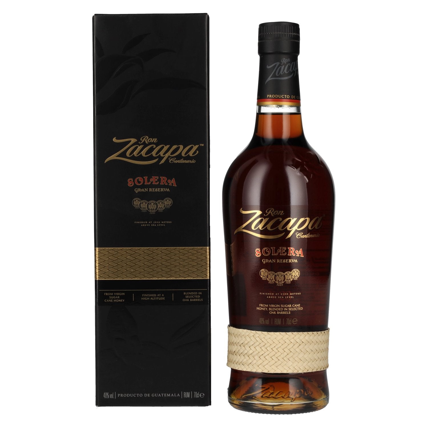 Ron Zacapa Centenario SOLERA Gran Reserva 40% Vol. 0.7L in gift box