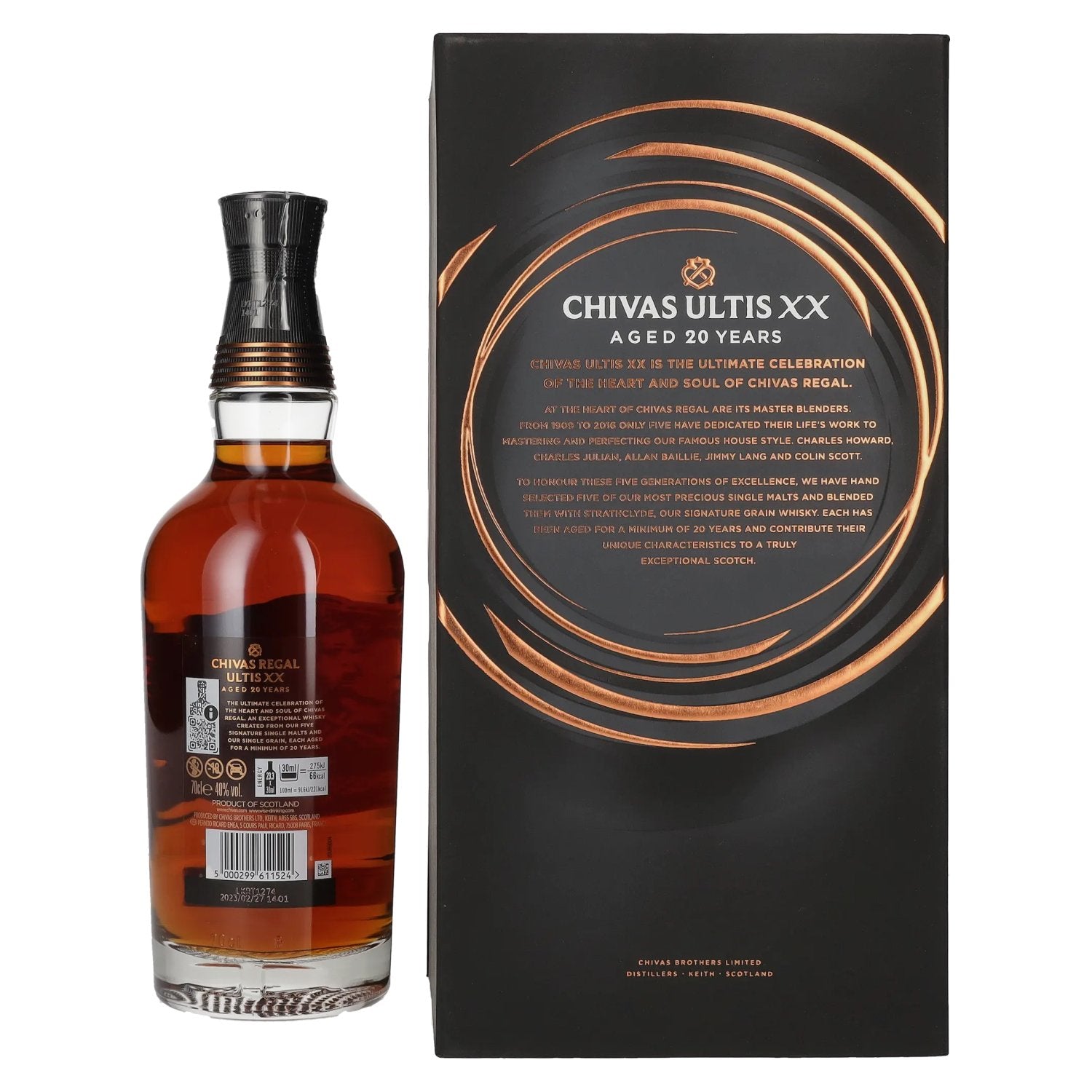 Chivas Regal ULTIS XX 20 Years Old Blended Scotch Whisky 40% Vol. 0,7l in Geschenkbox
