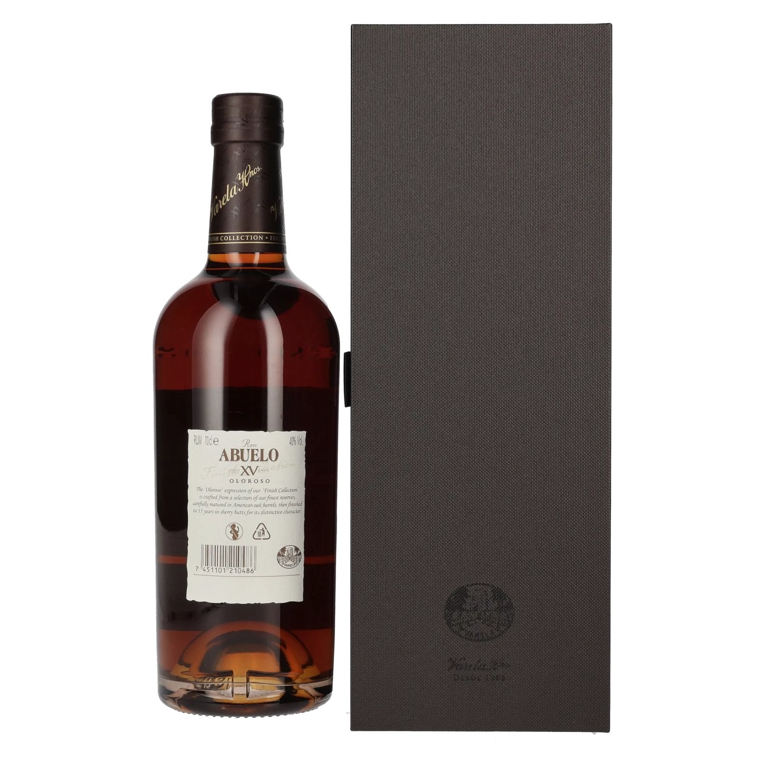 Ron Abuelo Añejo XV Años OLOROSO Sherry Cask Finish 40% Vol. 0,7l in Geschenkbox