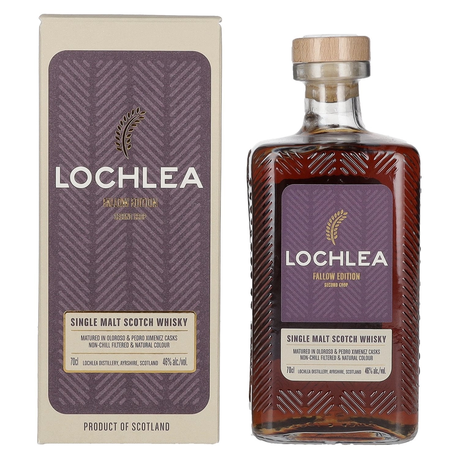 Lochlea FALLOW EDITION Second Crop Single Malt Scotch Whisky 46% Vol. 0.7l in gift box
