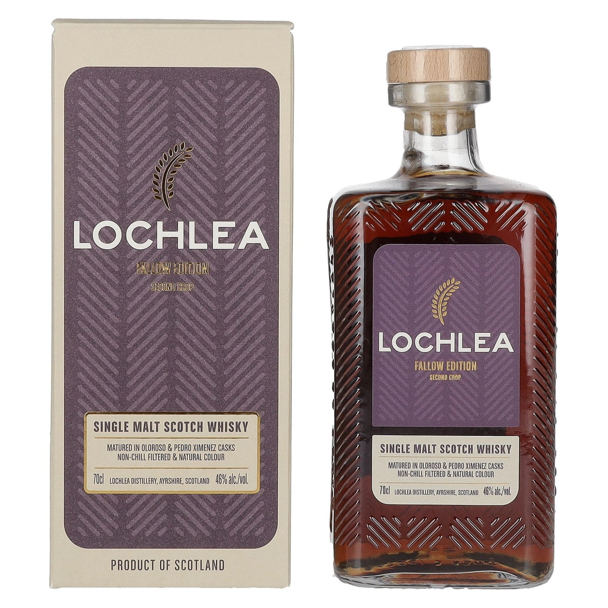 Lochlea FALLOW EDITION Second Crop Single Malt Scotch Whisky 46% Vol. 0.7l in gift box