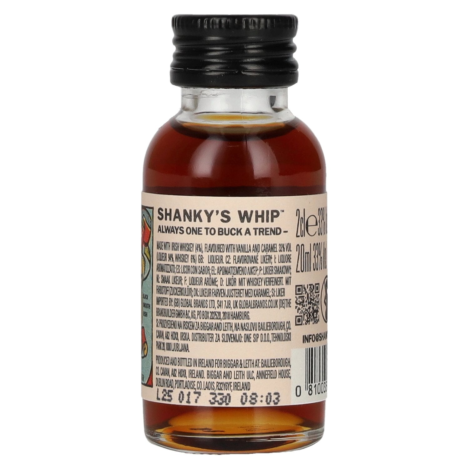 Shanky's Whip Liqueur 33% Vol. 0.02l