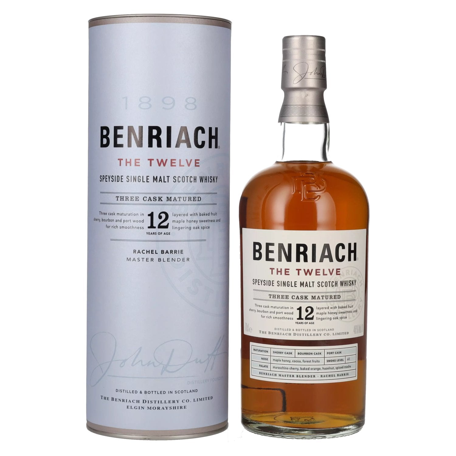 Benriach THE TWELVE Single Malt Three Cask Matured 46% Vol. 0.7l in Gift Box