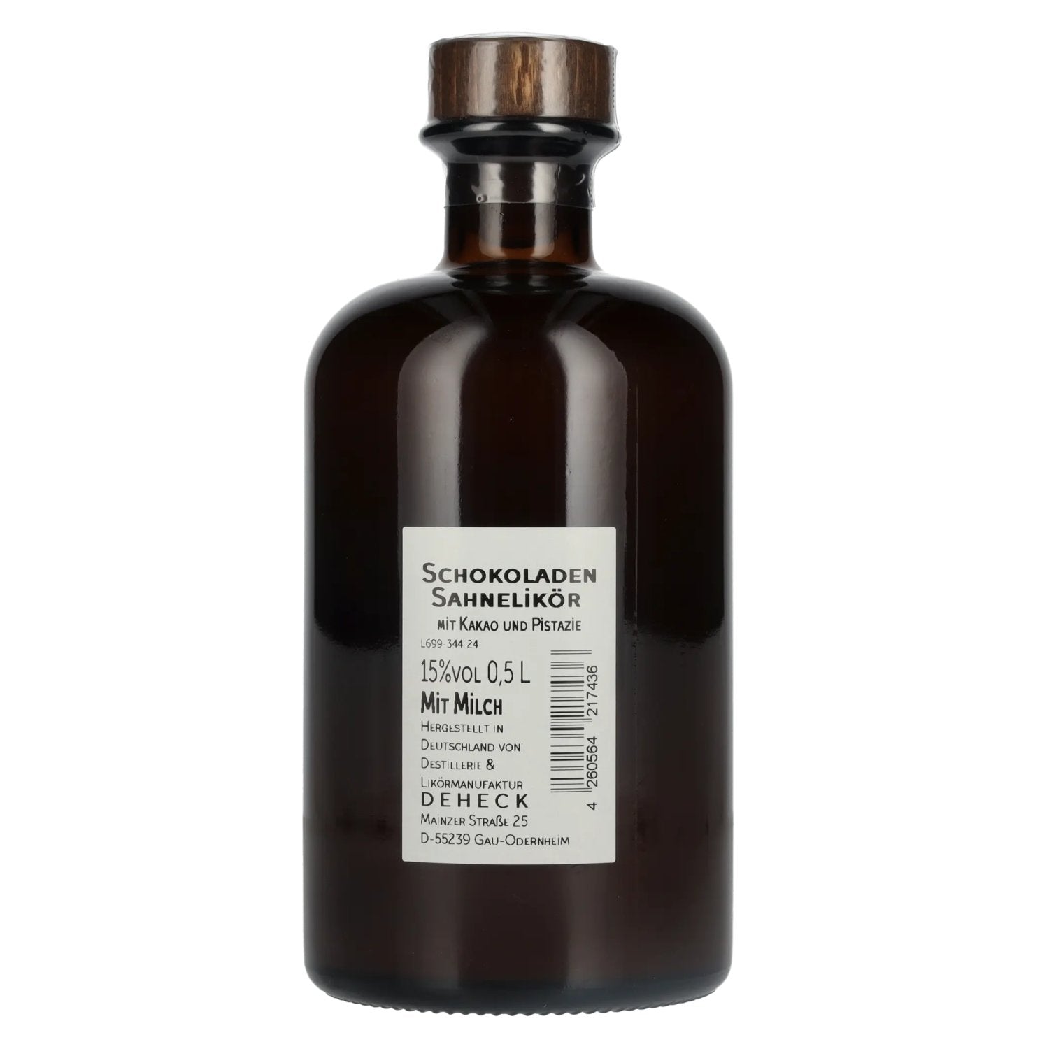 Likörmanufaktur Deheck Dubai Schokoladen Likör 15% Vol. 0,5l