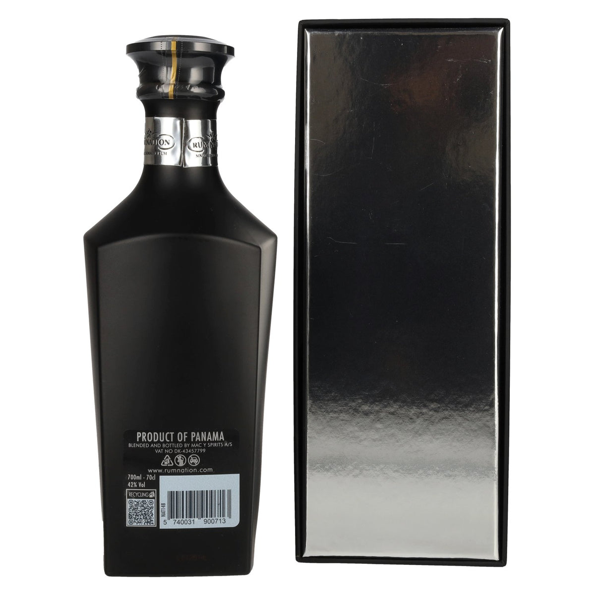 Rum Nation Panama 21 Years Old Black Edition 42% ABV 0.7l in a gift box