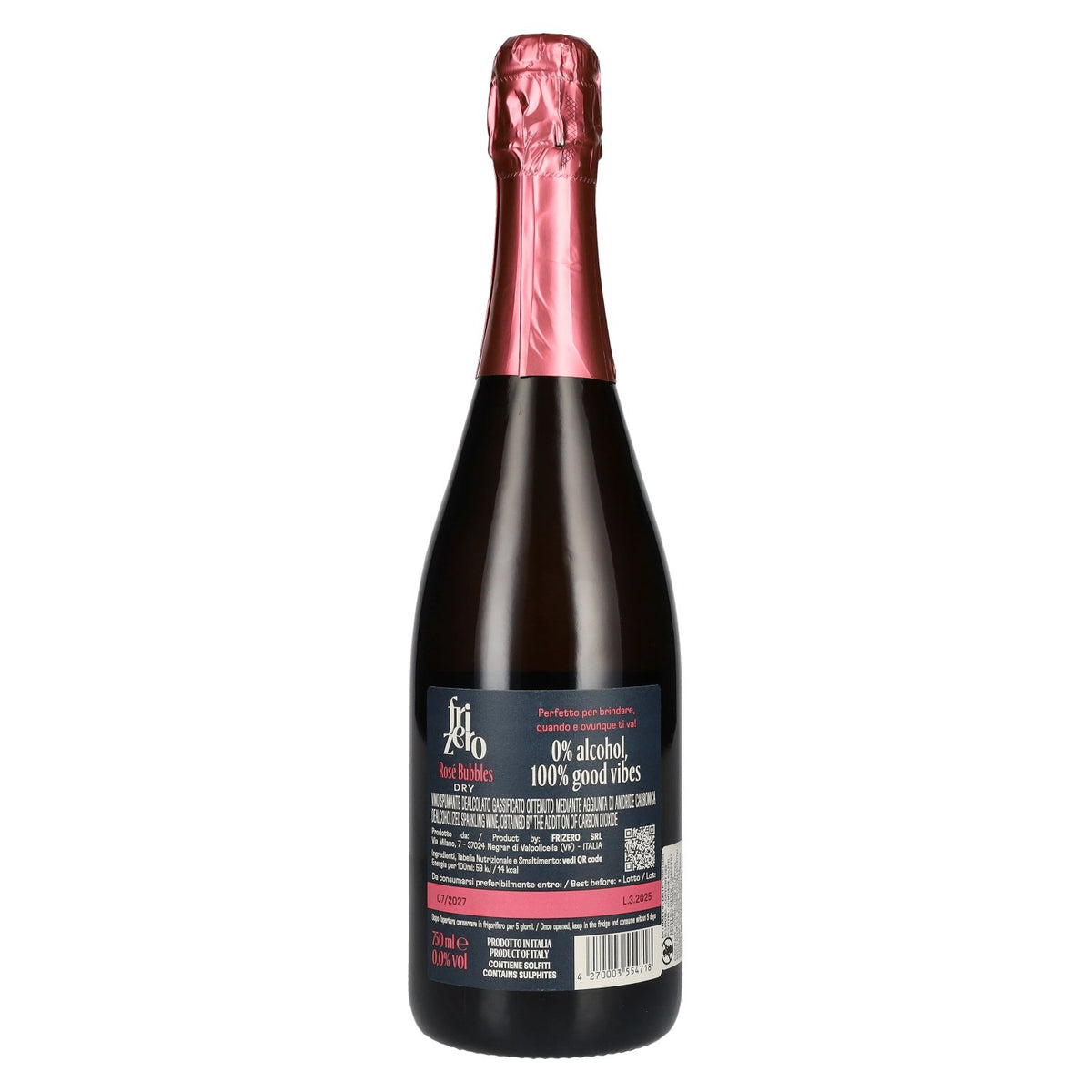 Frizero Rosé Bubbles Dry Alcohol Free 0.0 0,75l